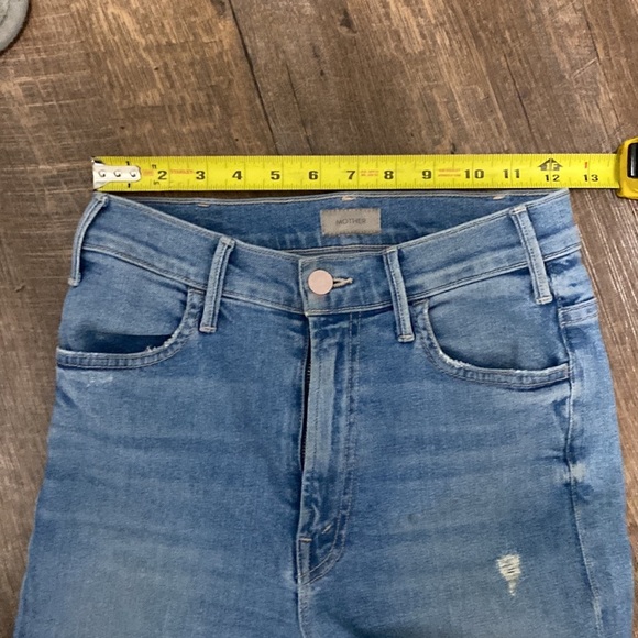 MOTHER THE HUSTLER ANKLE FRAY IN UNDERSTUDY HI RISE KICK FLARE BOOTCUT STRETCH - Picture 13 of 16